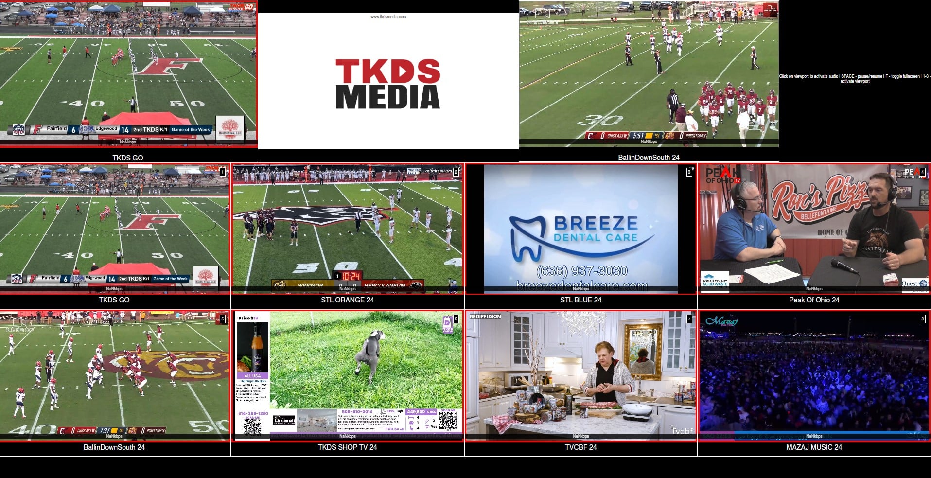 TKDS Media 24 Live Channels