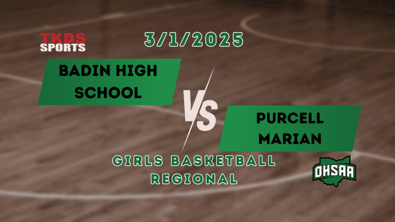 2025 Girls Basketball Regional | Purcell Marian vs. Badin High School