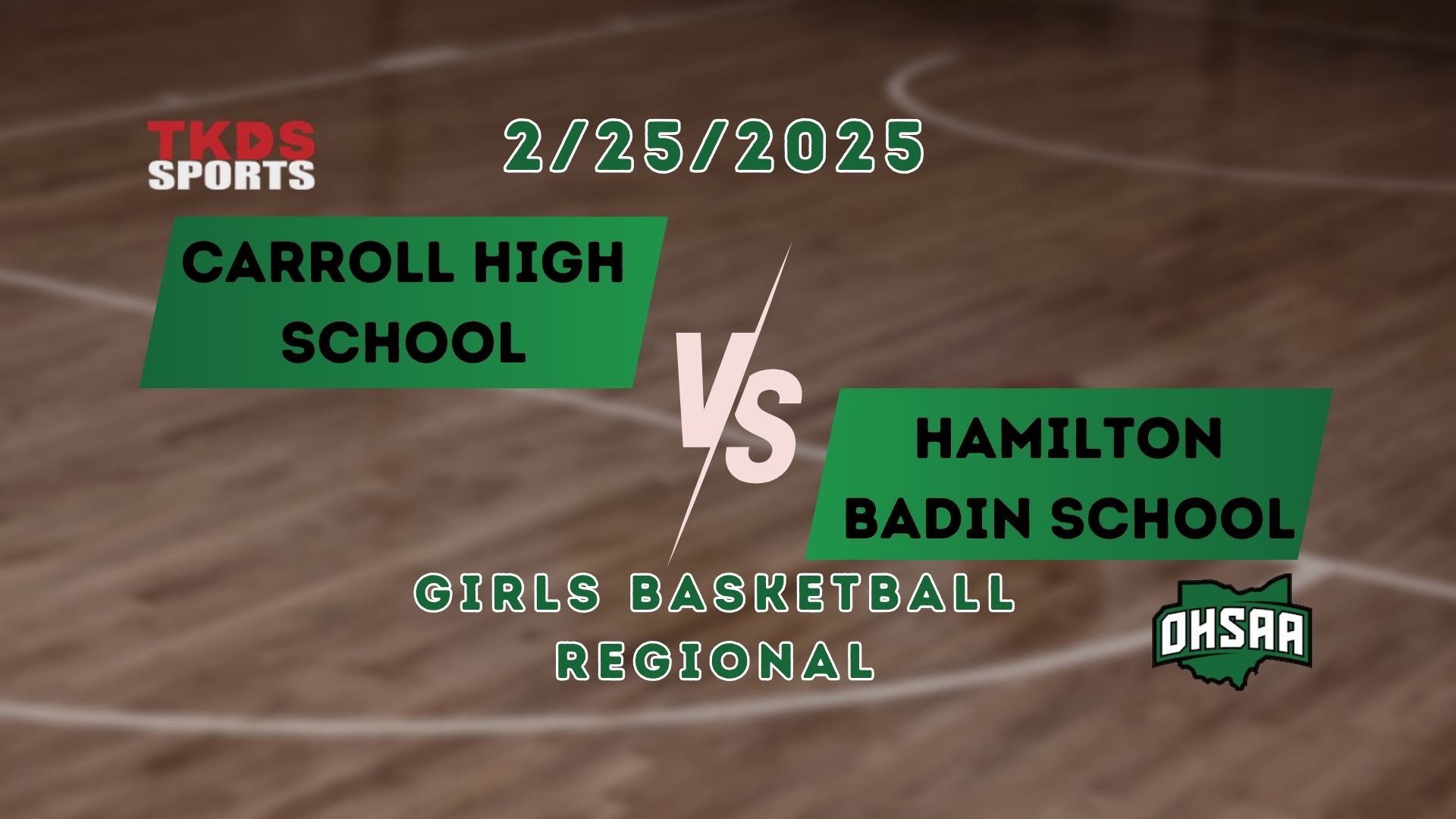 2025 Girls Basketball Regional | Hamilton High School vs. Carroll High School