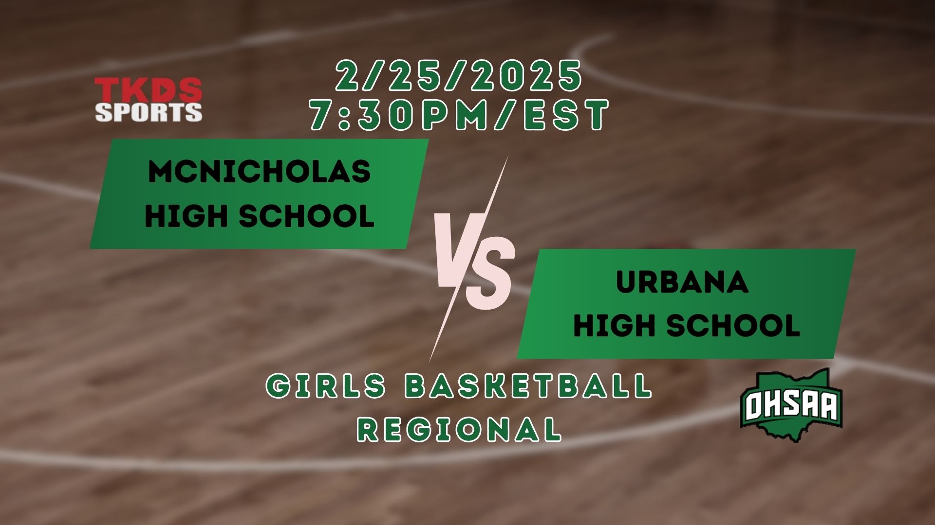 2025 Girls Basketball Regional | Urbana High School vs. McNicholas High School