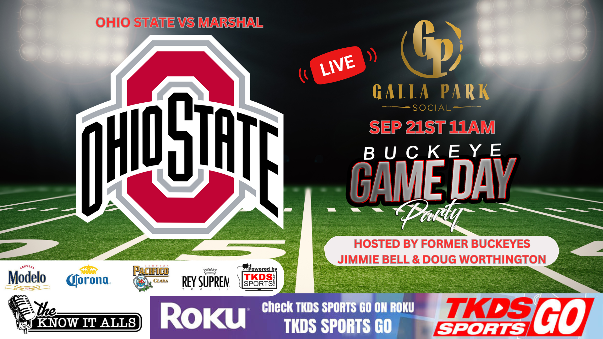 Buckeye Game Day Party Half Time  Game 3