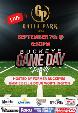 Galla Park Social in Columbus, Ohio for the ultimate Buckeye Game Day Party!