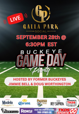 Galla Park Social in Columbus, Ohio for the ultimate Buckeye Game Day Party!