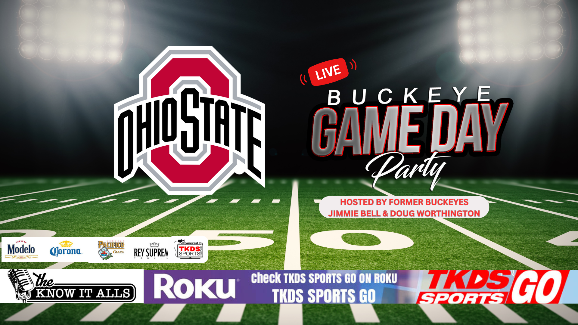 Buckey Gameday Party  with Jimmie Bell And Doug Worthington